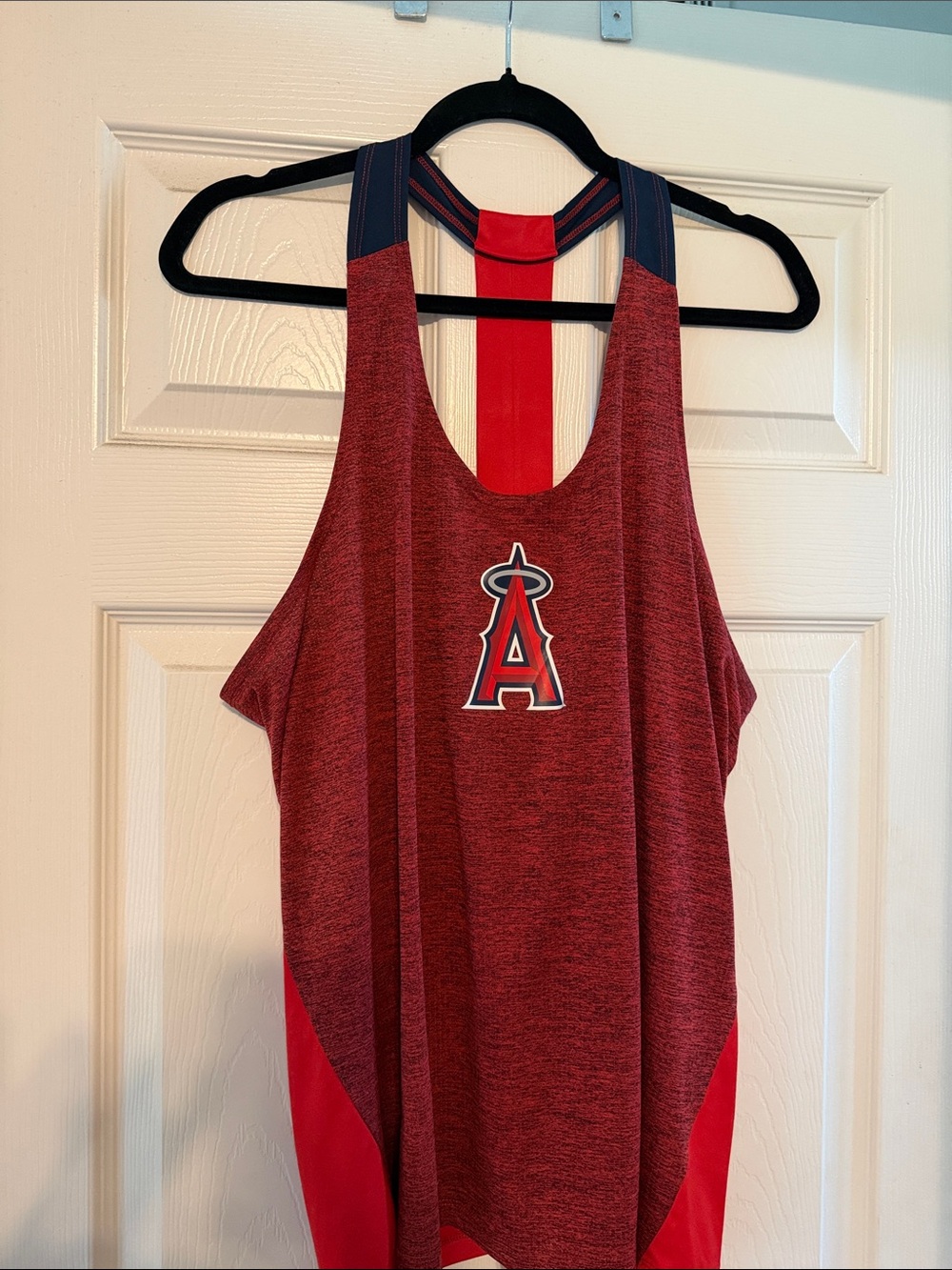 Los Angeles Angels Red Athletic Tank Top